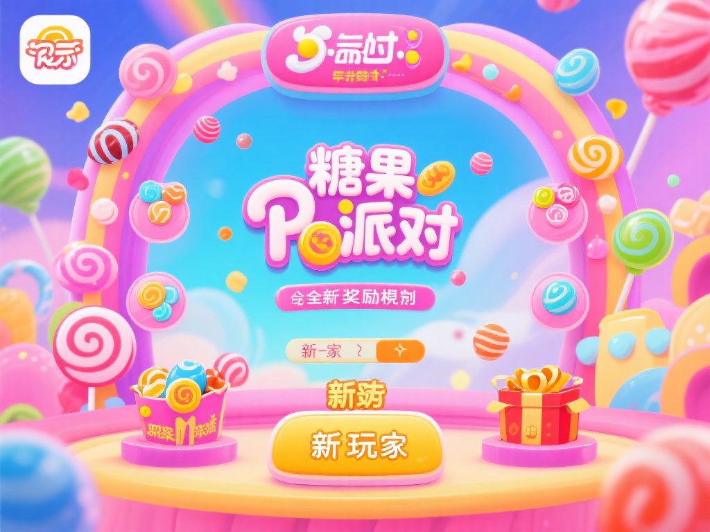 新人注册糖果派对，即送豪礼狂欢不停！