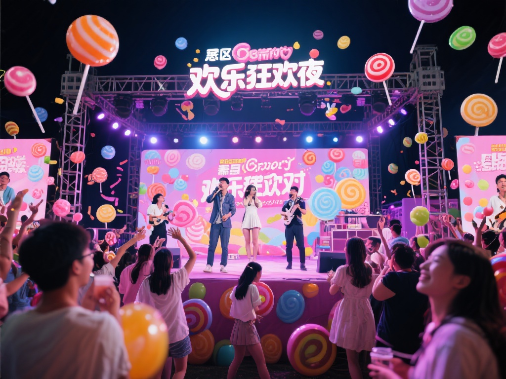 尉氏糖果派对欢乐狂欢夜甜蜜开启梦幻之旅 一场欢乐派对,当然少不了狂欢的元素。尉氏糖果派对欢
