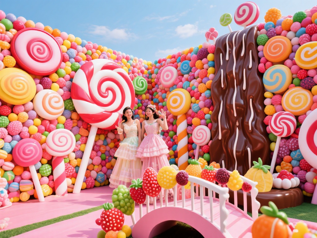 梦幻之旅:探索哈尼糖果派对的甜蜜国度 哈尼糖果派对的灵魂,来源于每一颗糖果的独特设计与无
