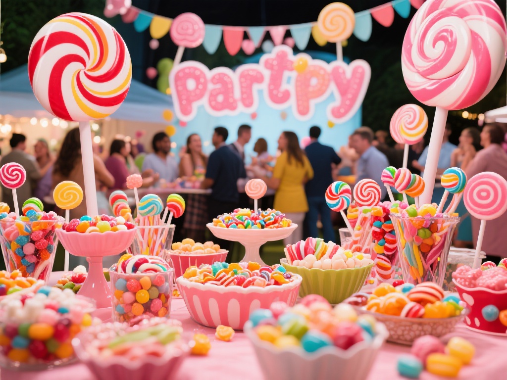 除了味觉与视觉上的享受，糖果派对还具备了不可忽视的