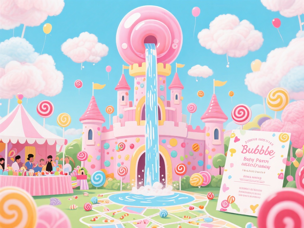 创意的加入还可以通过场景设计实现。试想一个巨大的泡