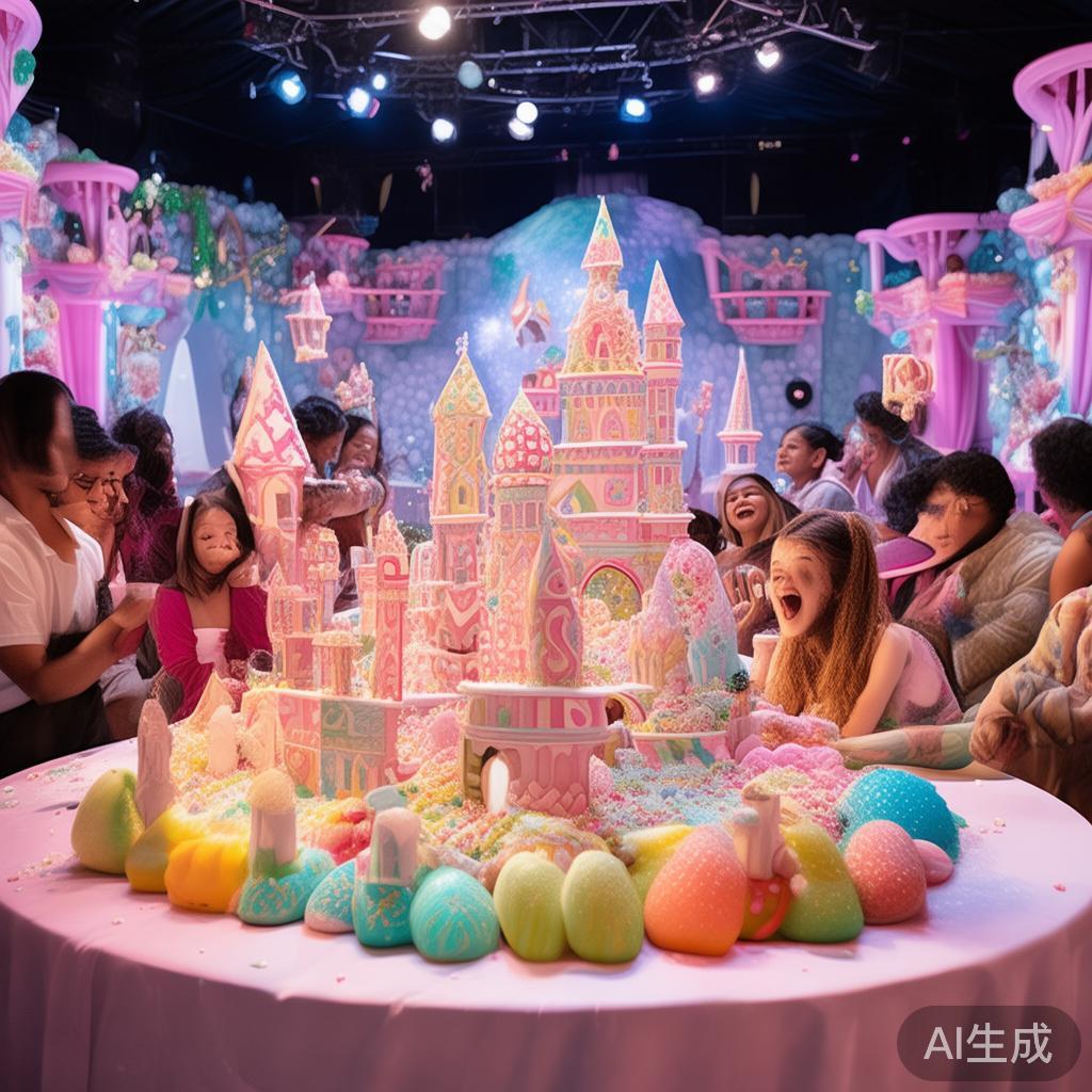 糖果派对中的精彩瞬间与欢乐时光全景解析与回忆分享 以某次“童话糖果王国”为主题的派对为例,组织者精心