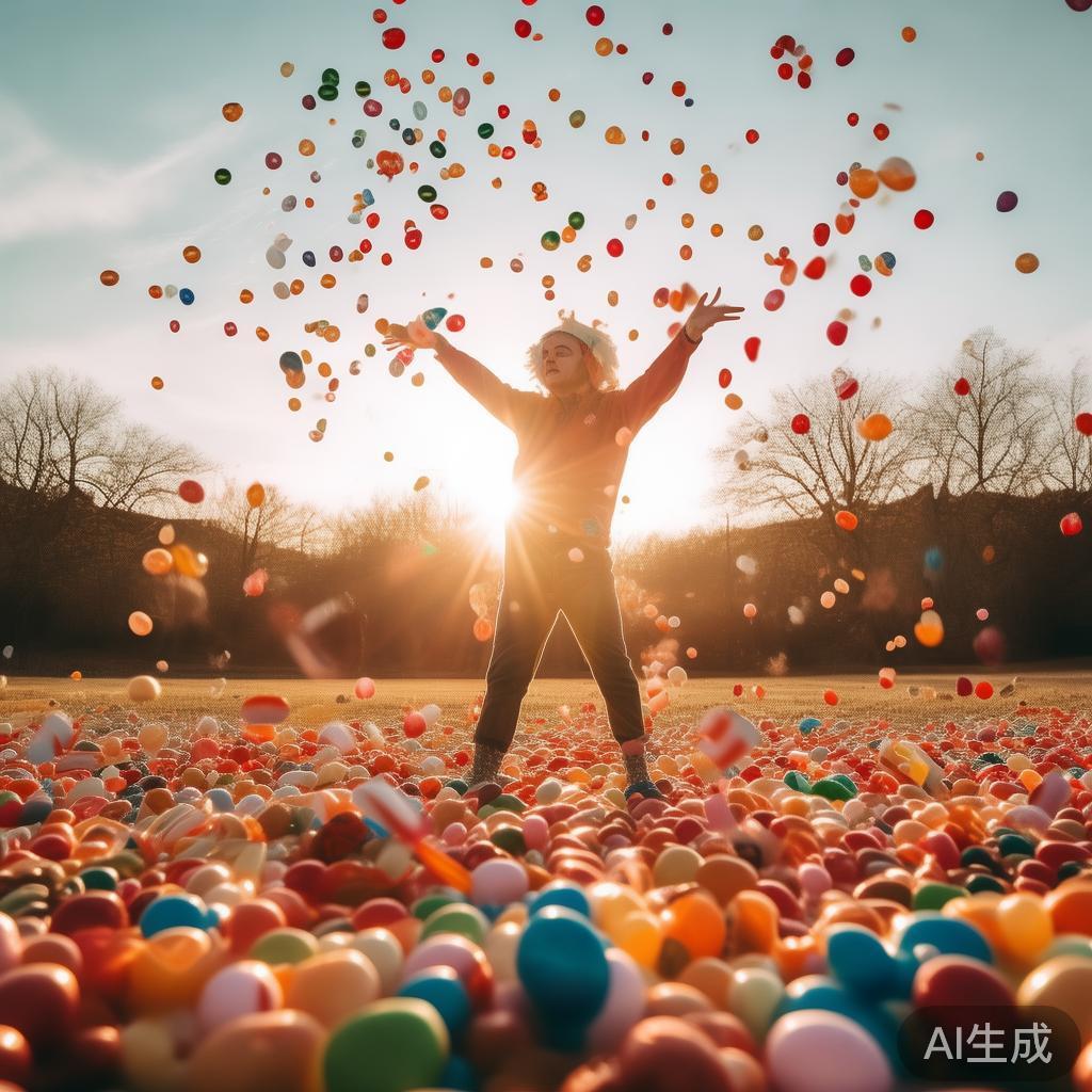 掌握投掷技巧：在香肠派对中，糖果的投掷距离和角度都