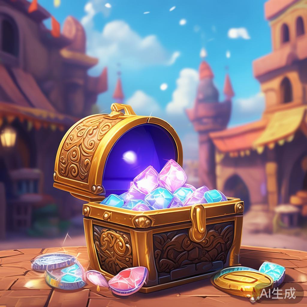 打开宝箱和礼包
在游戏的宝箱奖励中，偶尔能开出钻