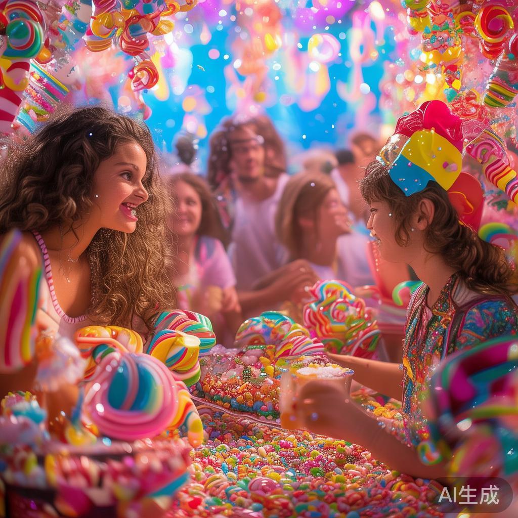 欢乐无限的糖果派对盛宴期待你的激情参与 在我们的生活中,庆祝与联谊活动为人们带来无尽的欢乐