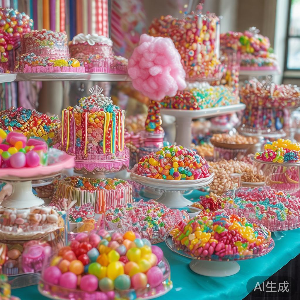 没有美味的糖果与甜品，派对怎能算精彩？在欢乐糖果盛